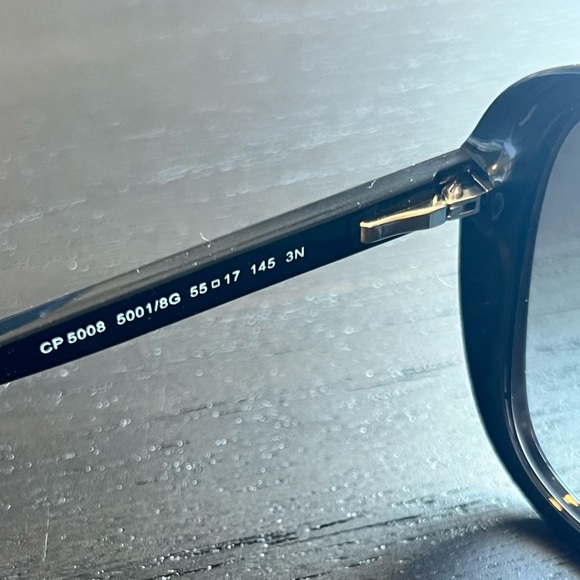 NWT CHAPS
55mm Oval Frame Black Sunglasses - Picture 6 of 6